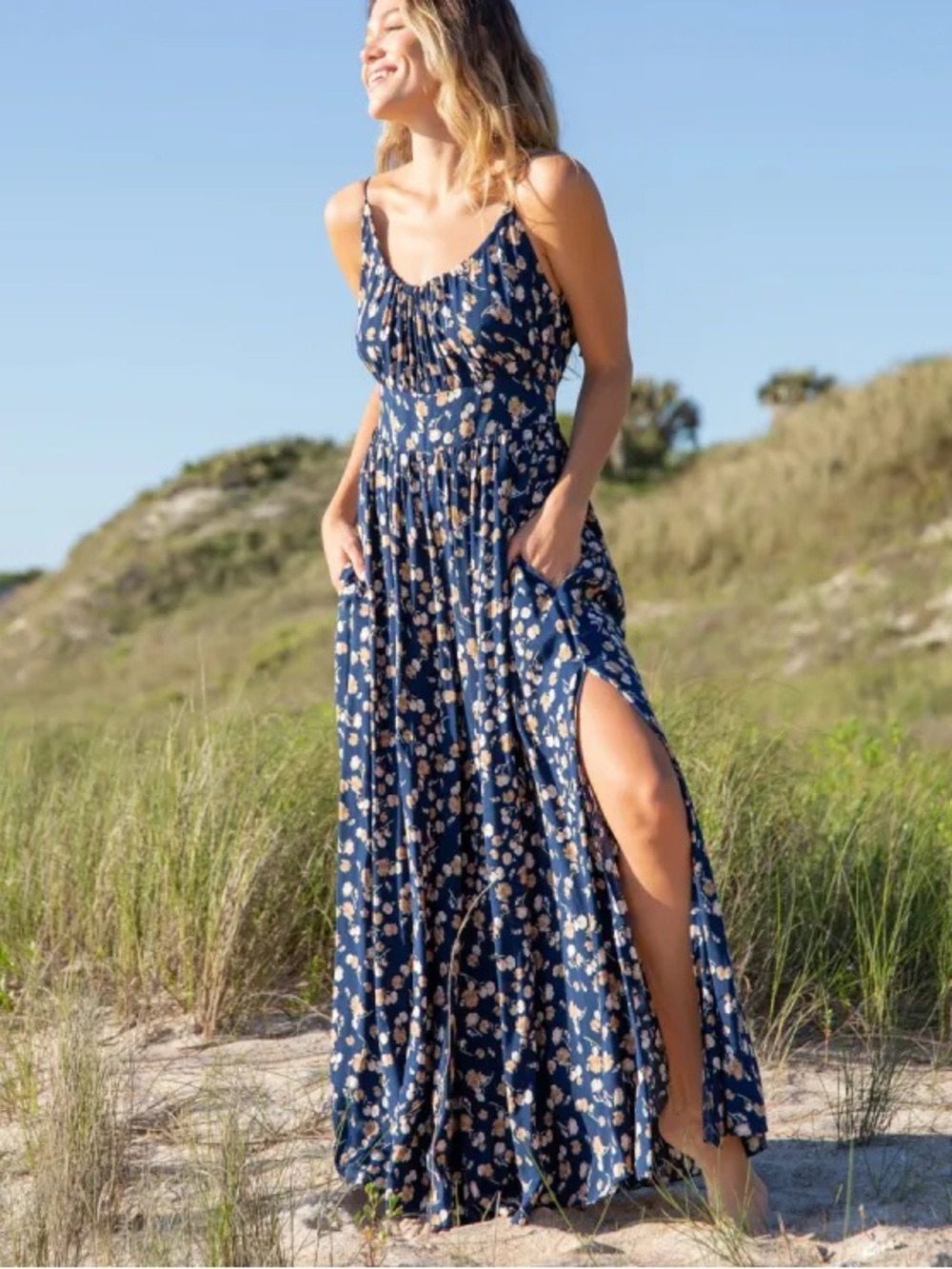 Natural Life Golden Eye wide leg jumpsuit size small